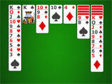 Solitaire Classic Patience close to winning