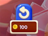 Undo button in the game Undo button in Solitaire Candy