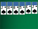 Card deck in Spider Solitaire Card deck in the game