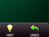 Hint button in the game Hint button in Spider Solitaire