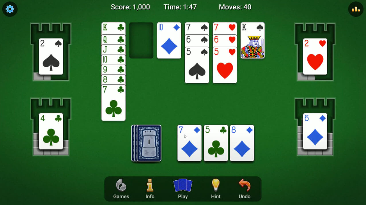 FreeCell Solitaire by Loop Games - Solitaire Games Online