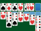 A solitaire game in Solitaire Jigsaw Puzzle A solitaire game in Solitaire Jigsaw Puzzle