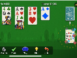 Wild card appears Aces Up Solitaire