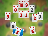 Playing a game in Go West Frontier Solitaire