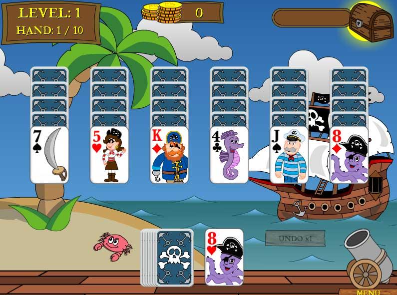 Pirate Solitaire - Play Online on