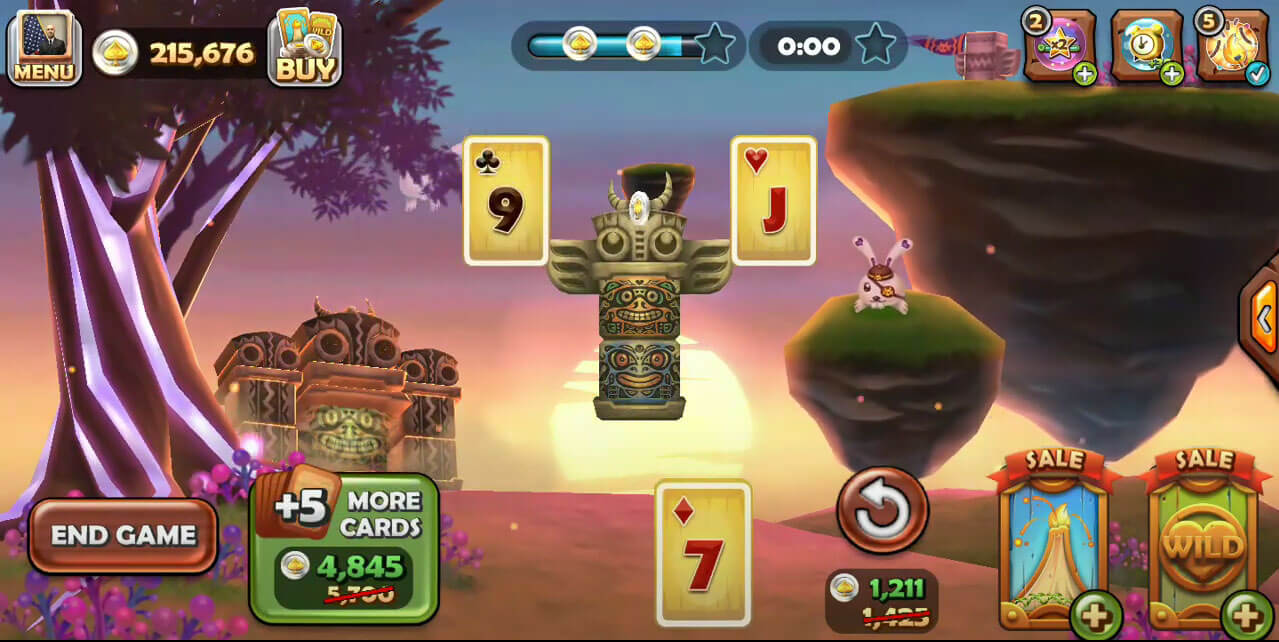 Tiki Solitaire Tripeaks Solitaire Games Online