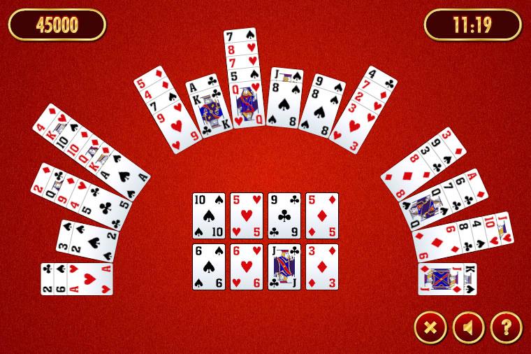 CRESCENT SOLITAIRE jogo online no