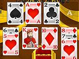 Wager with Evil Knight in Solitaire Kingdom Quest