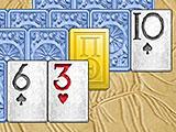 Golden Card Key Tile Pieces in Ancient Tripeaks II