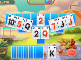 Playing a level in Solitaire Fun Tripeaks