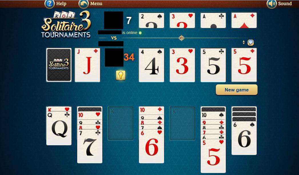 Solitaire tournament online - play free solitaire games against others