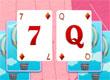 Solitaire Match 2 Cards Valentine's Day game