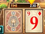 Egyptian Pyramid Solitaire Timed Scene