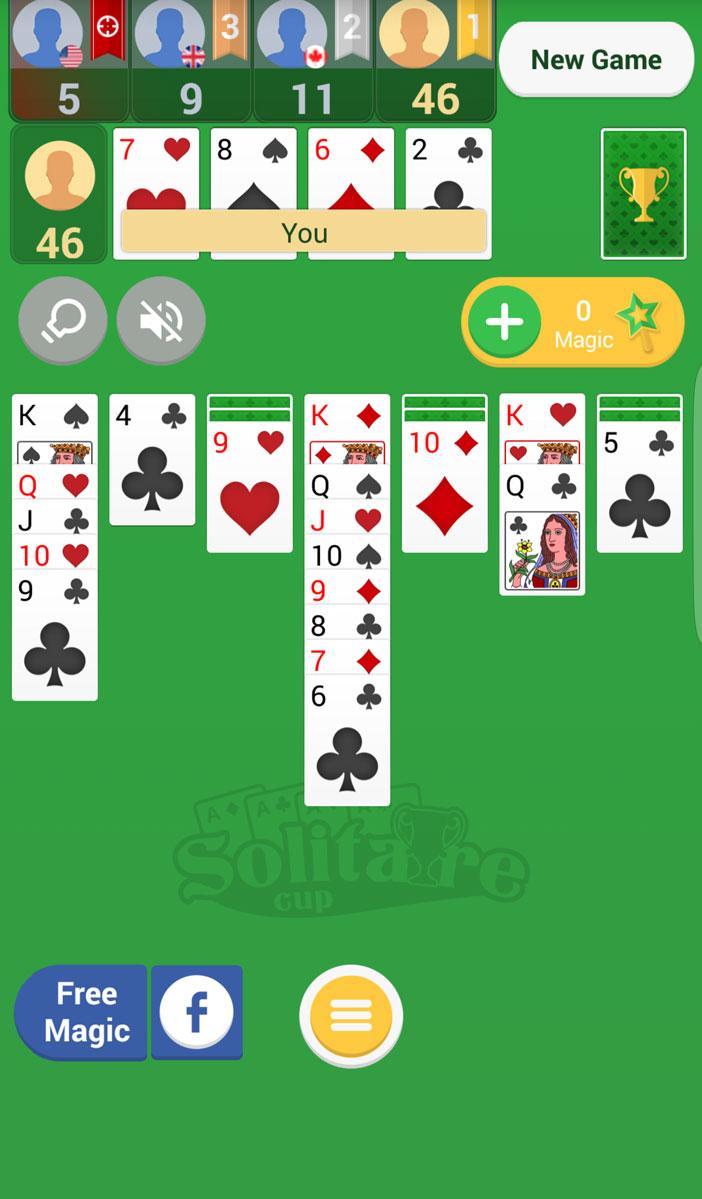 Solitaire Cup Solitaire Games Online