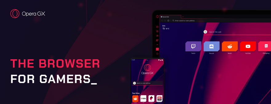OperaGX: The Browser for Gamers large