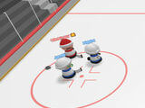 Blocking an opponent in Slapshot Blocking an opponent in Slapshot