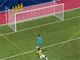 Trying to score in Soccer Super Star Soccer Super Star trying to score
