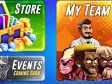 Main menu in the game Main menu in Basketball Arena