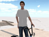 Main menu of BMX Space BMX Space main menu