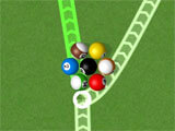 Lining up a shot in Pool Fever Pool Fever lining up a shot