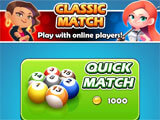 Main menu of Pool Fever Pool Fever main menu