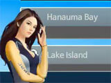 Location selection in the game Choosing a fishing location