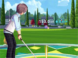 Lining up a shot in Birdie Crush: Fantasy Golf Birdie Crush: Fantasy Golf lining up a shot