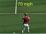 Practice mode in Cross Court Tennis 2 Cross Court Tennis 2 practice mode
