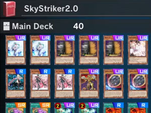 Card roaster in SkyStrikers