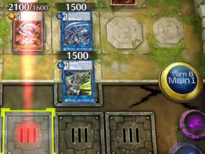 Card battles in the game