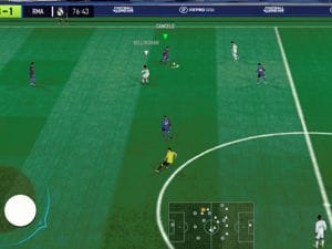 Playing a game of Football Dreams