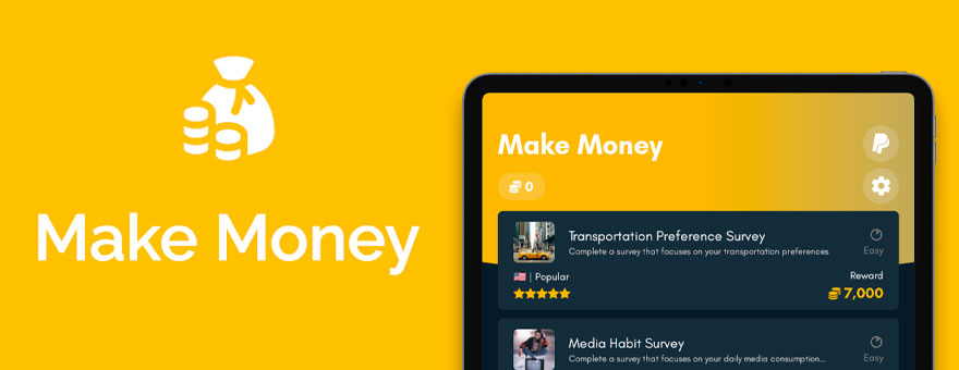 Make Money Cash Earning App Surveys Rewards