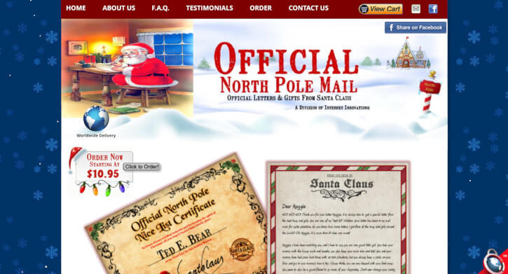 Official North Pole Mail Official North Pole Mail