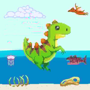 Dino Swim thumb
