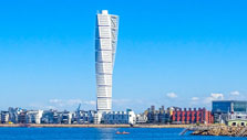 Turning Torso Building in Malmo, Sweden