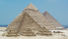 The Great Pyramids of Giza in Egypt