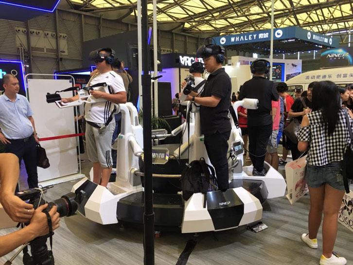 One of the oddest VR-compatible contraptions at ChinaJoy 2016