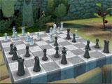 Chess Garden VR: Playing a game