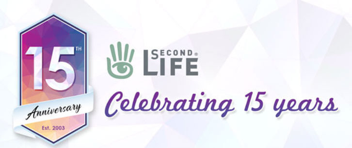 Second Life 15th Anniversary Infographic