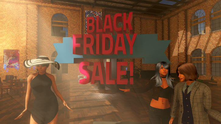 Amazing Black Friday Sale in Sinespace Amazing Black Friday Sale in Sinespace