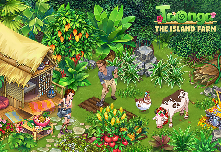 Set Up Your Beautiful Tropical Island Farm in Taonga! 