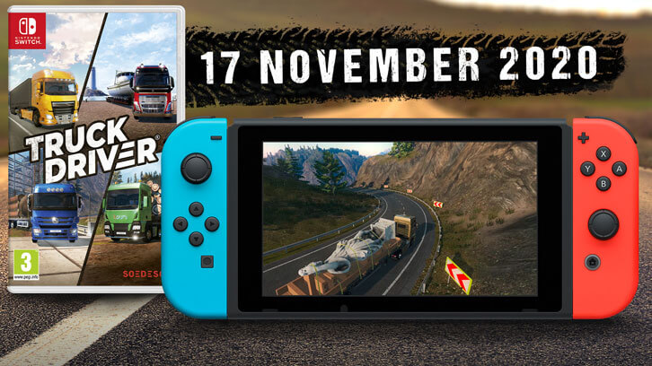 Truck Driver hits the road on Nintendo Switch on November 17, 2020