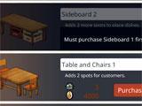 Purchasing upgrades in Hungry Hearts Diner Hungry Hearts Diner purchasing upgrades