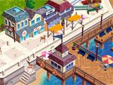 At the boardwalk in Dream City: Metropolis Dream City: Metropolis at the board walk