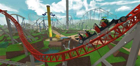 Build A Theme Park In Roblox Virtual Games Online Virtual Worlds Land 