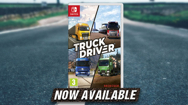 Best-selling trucking experience Truck Driver is now available on Nintendo Switch