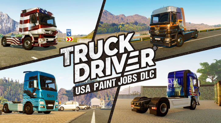 A new look for Truck Driver with four country-themed ‘Paint Jobs’ DLCs