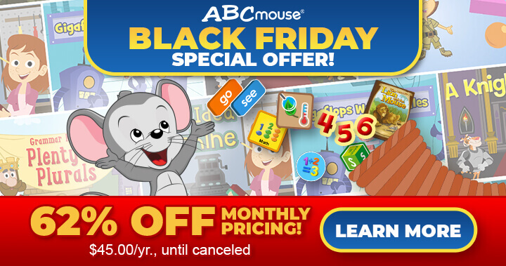 ABCmouse's Black Friday Sale is Here! ABCmouse's Black Friday Sale is Here!