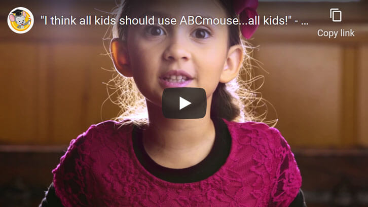 "I think all kids should use ABCmouse...all kids!" - Kid Testimonials by ABCmouse.com