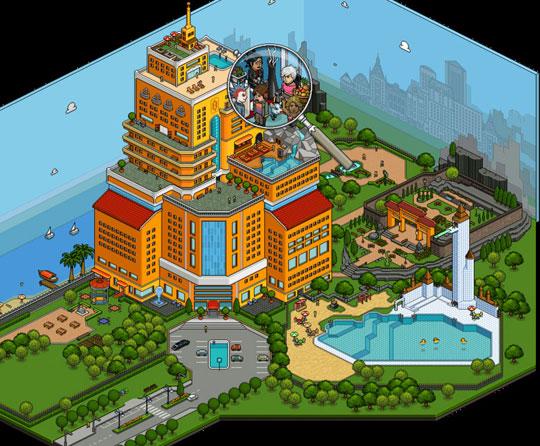 Huge Creation in Habbo Hotel